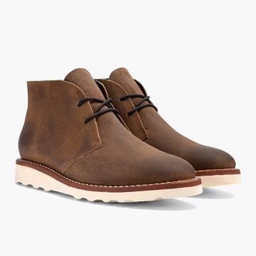 Men's Thursday Scout Suede Nubuck Rugged & Resilient Boots Brown | CA212OKI