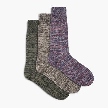 Men's Thursday Sodello Marled Cotton 3-Pack Socks Multicolor | CA10EBC