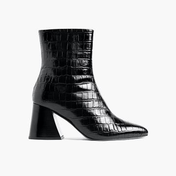 Women's Thursday Heartbreaker Leather Boots Black | CA390DFM7