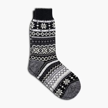 Women's Thursday Sodello Norwegian Cotton Multicolor Socks Black | CA390DFM57