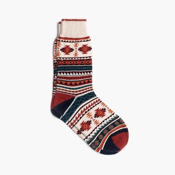 Women's Thursday Sodello Southern Sun Cotton Multicolor Socks White / Multicolor | CA390DFM60